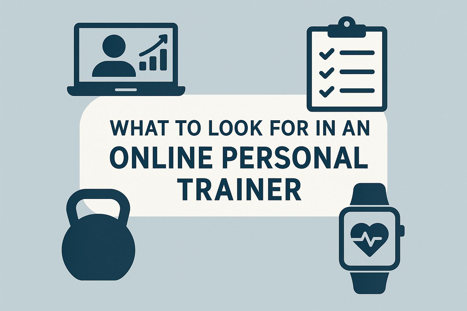 What to Look for in an Online Personal Trainer