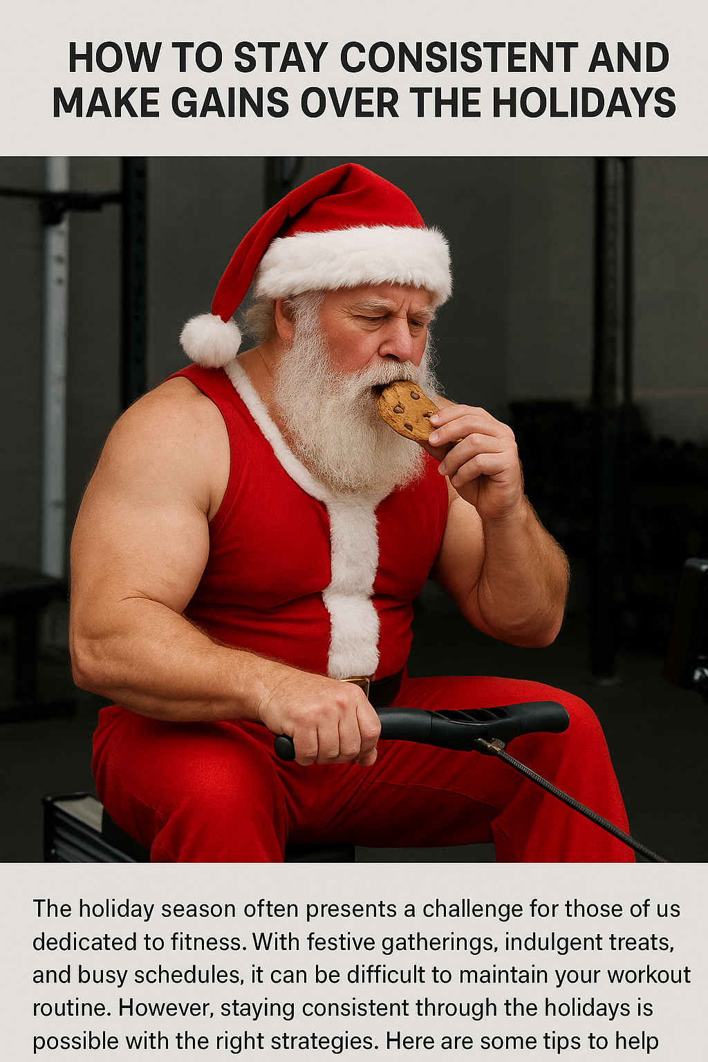 How to Stay Consistent and Make Gains Over the Holidays